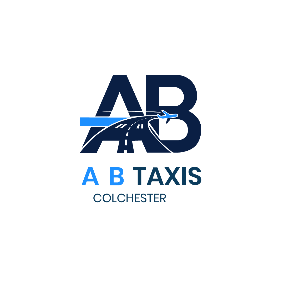AB Taxis logo in colour