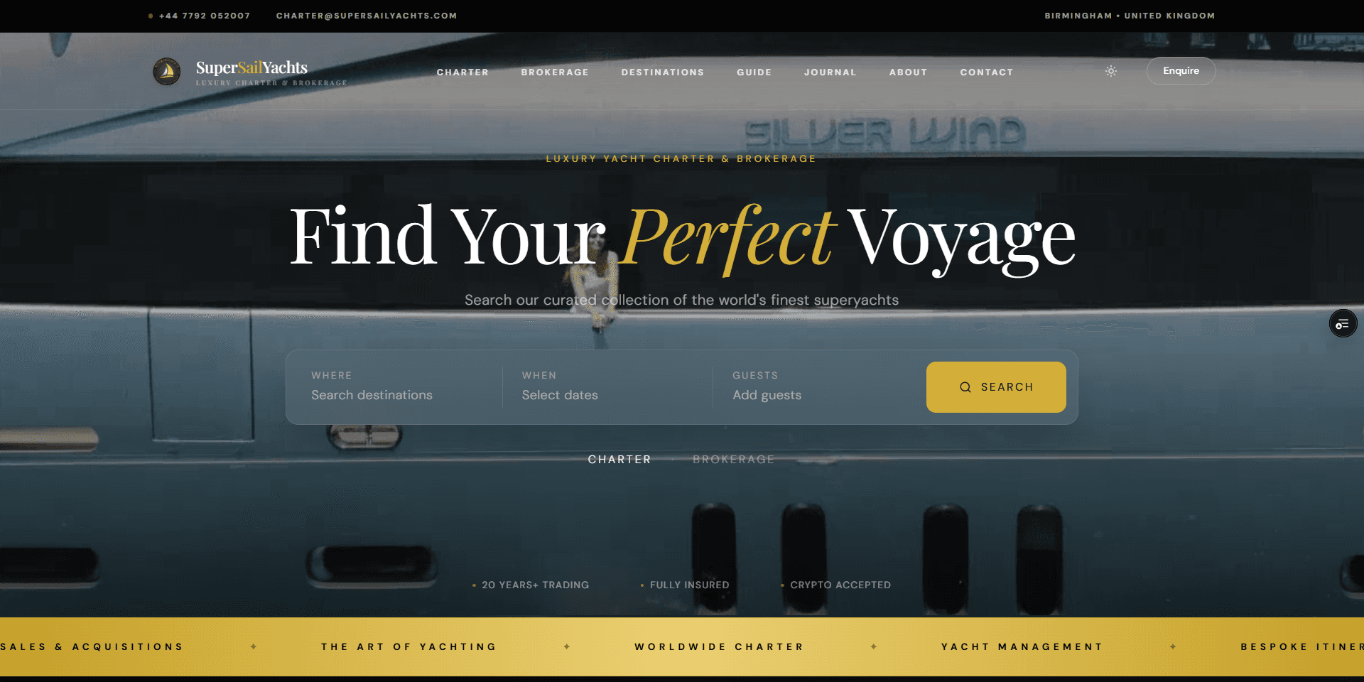 SuperSailYachts Hero