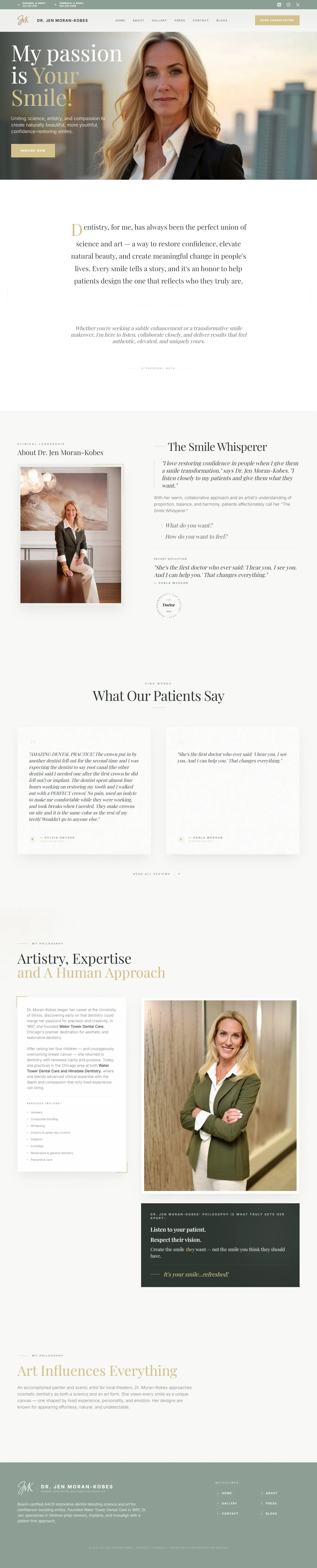 Dr. Jen Moran Kobes — full page