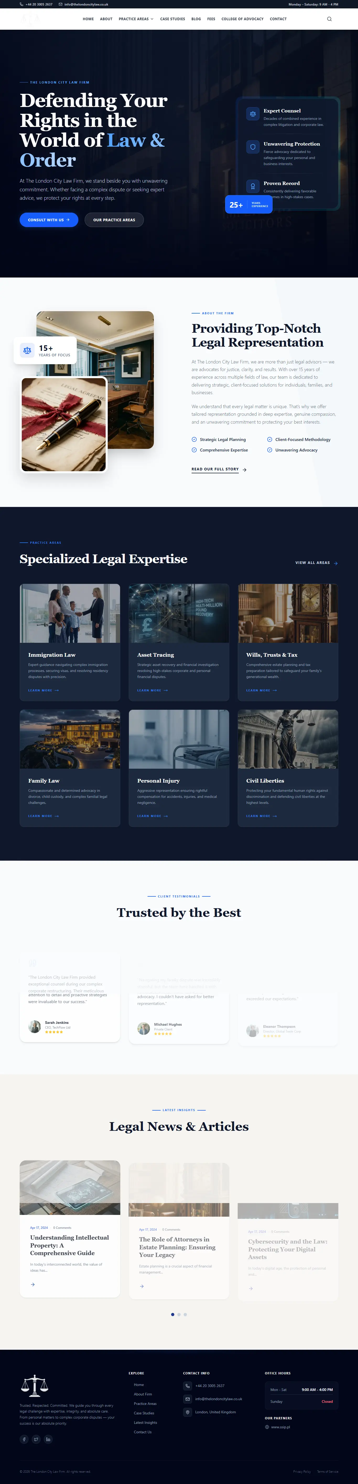 The London City Law — full page