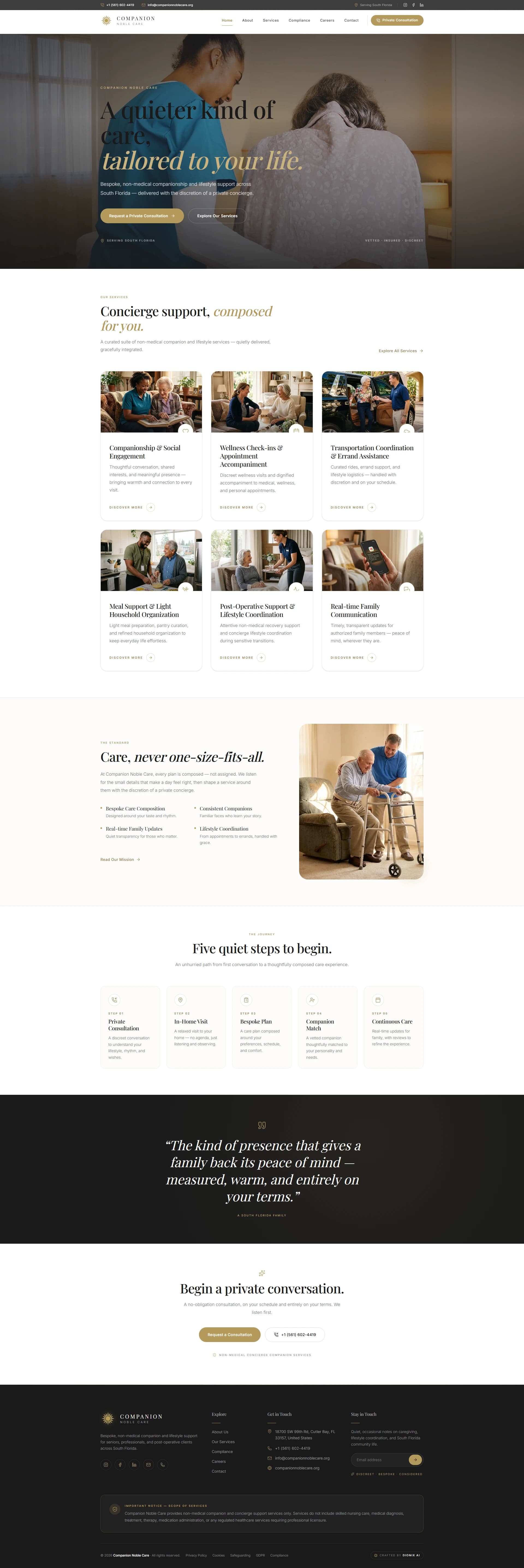 Companion Noble Care full page
