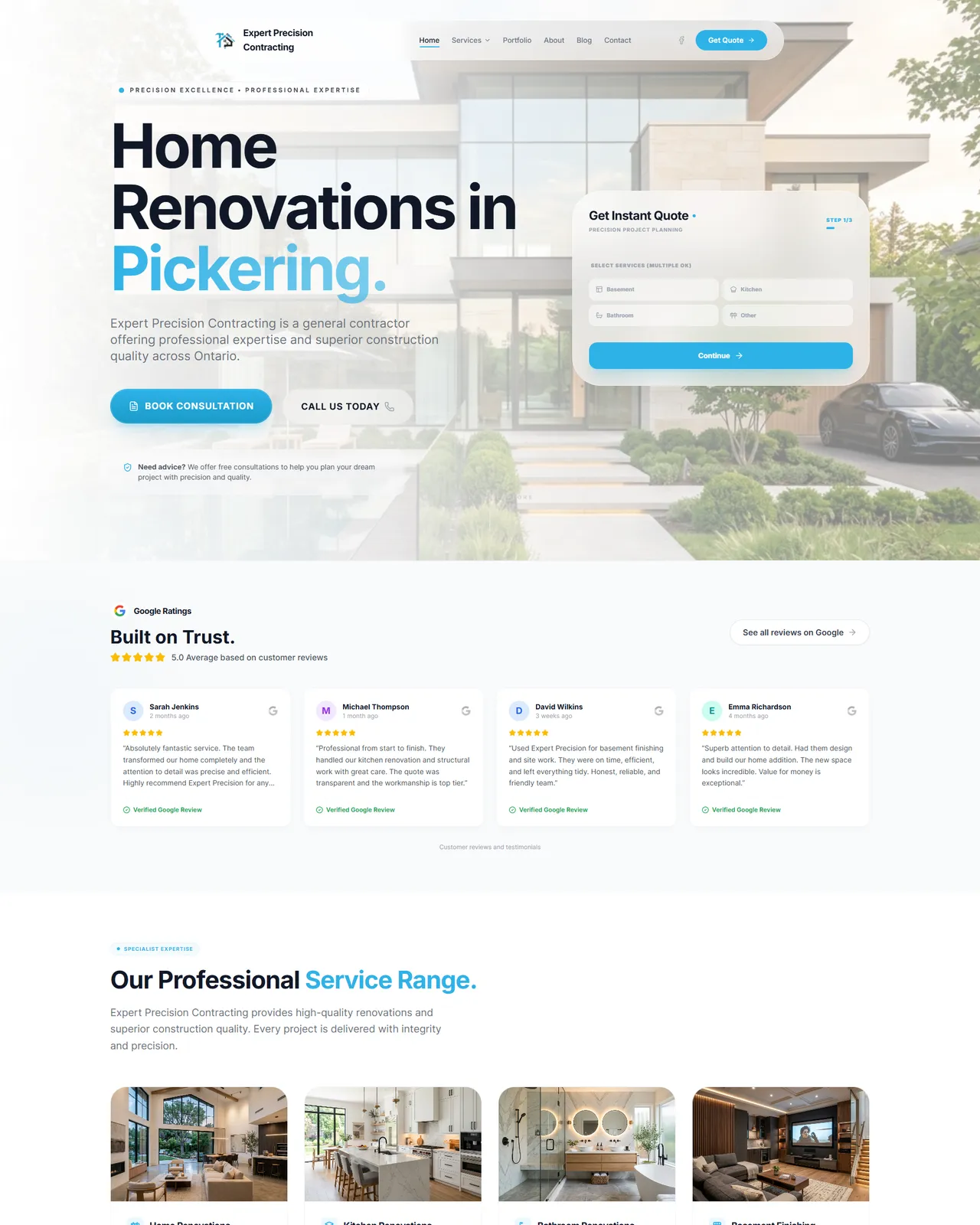 Expert Precision Contracting project preview