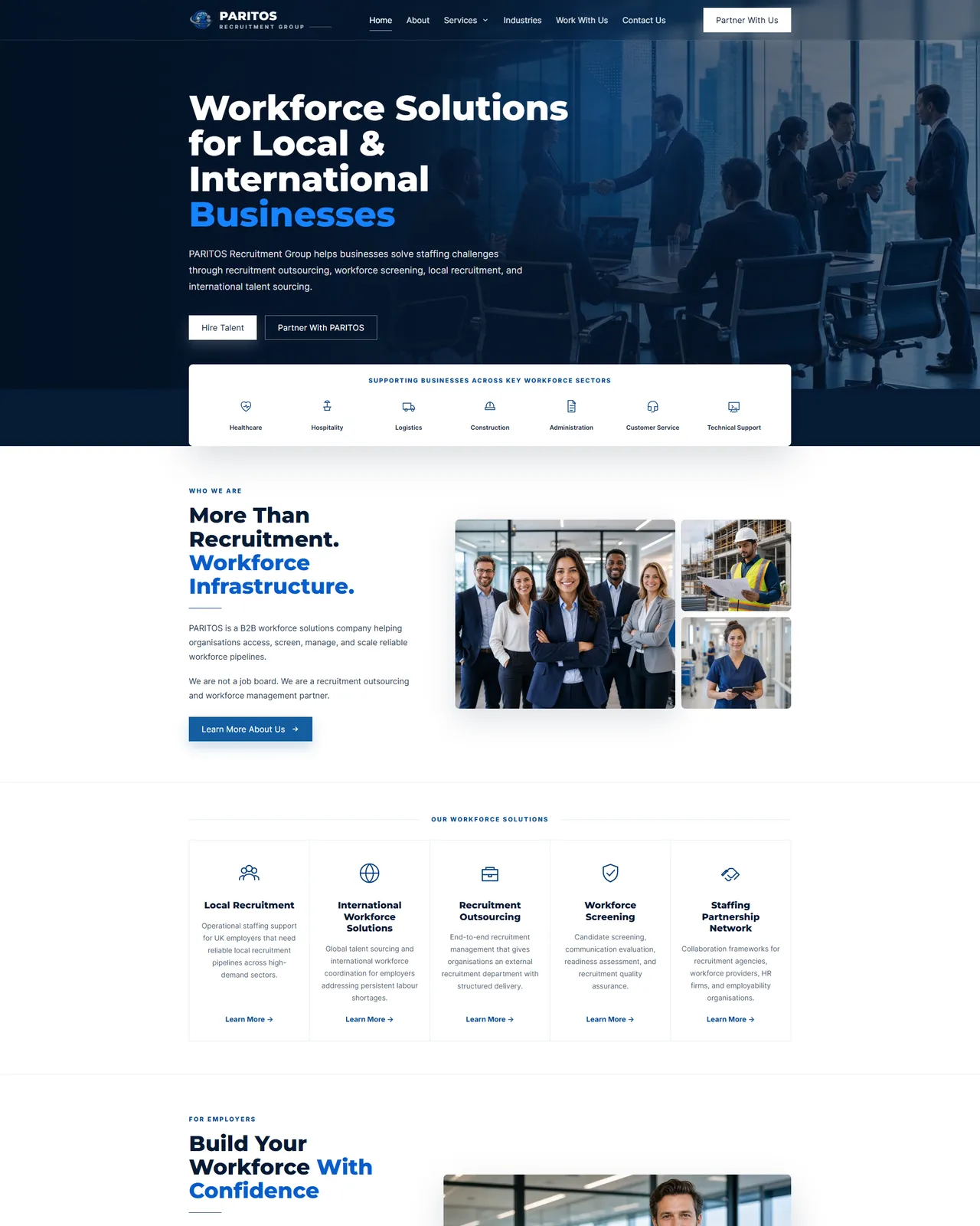 Paritos Workforce project preview